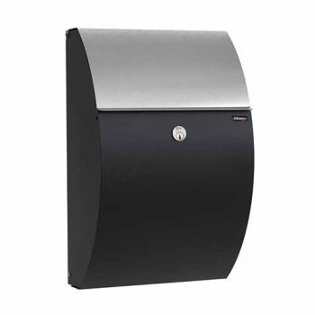 Brievenbus Allux 7000 zwart/gegalvaniseerd