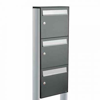 flow set 3-hoog op statief, antraciet