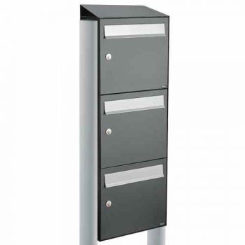 flow set 3-hoog met dak op statief, antraciet