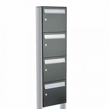 flow set 4-hoog op statief, antraciet