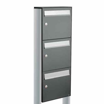 flow set 3-hoog op statief, antraciet
