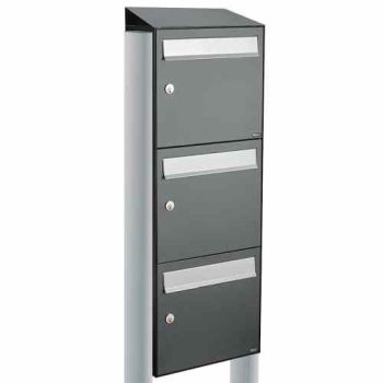 flow set 3-hoog met dak op statief, antraciet